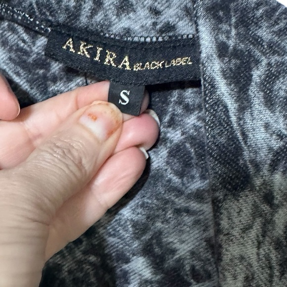 Bad B Vibes Acid Wash Look Akira Tie Back Studded Blazer Small - Picture 12 of 15